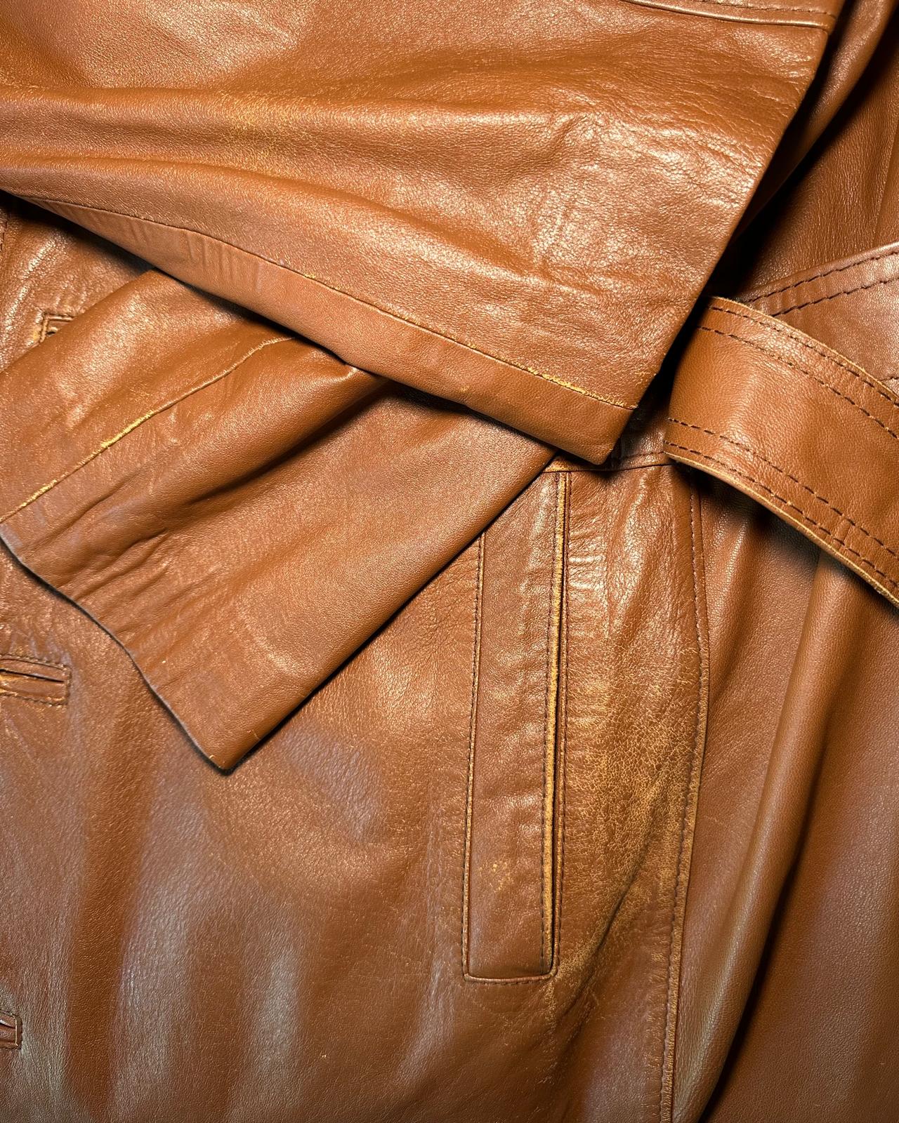 Trench raro in vera pelle