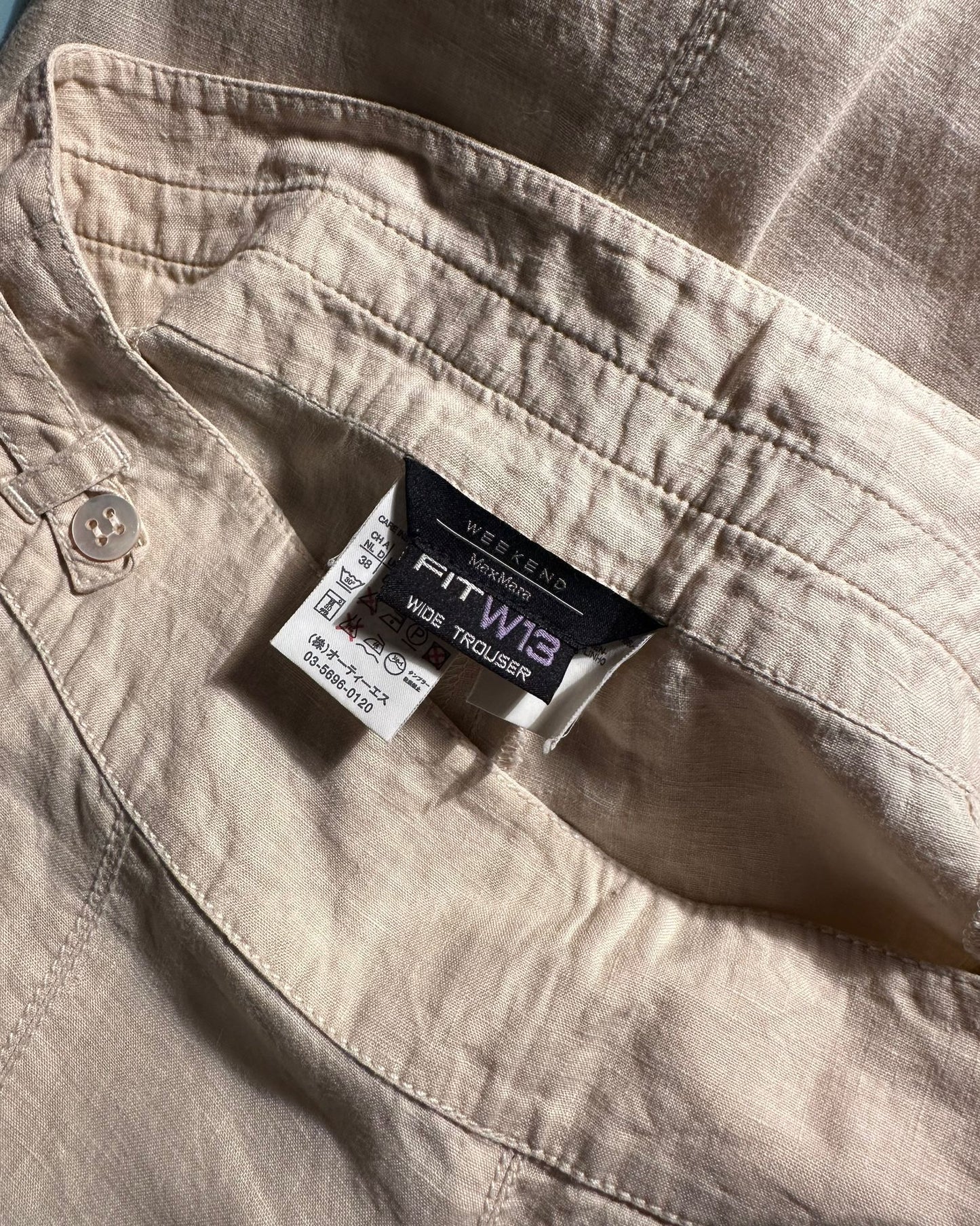Pantaloni in puro lino MaxMara