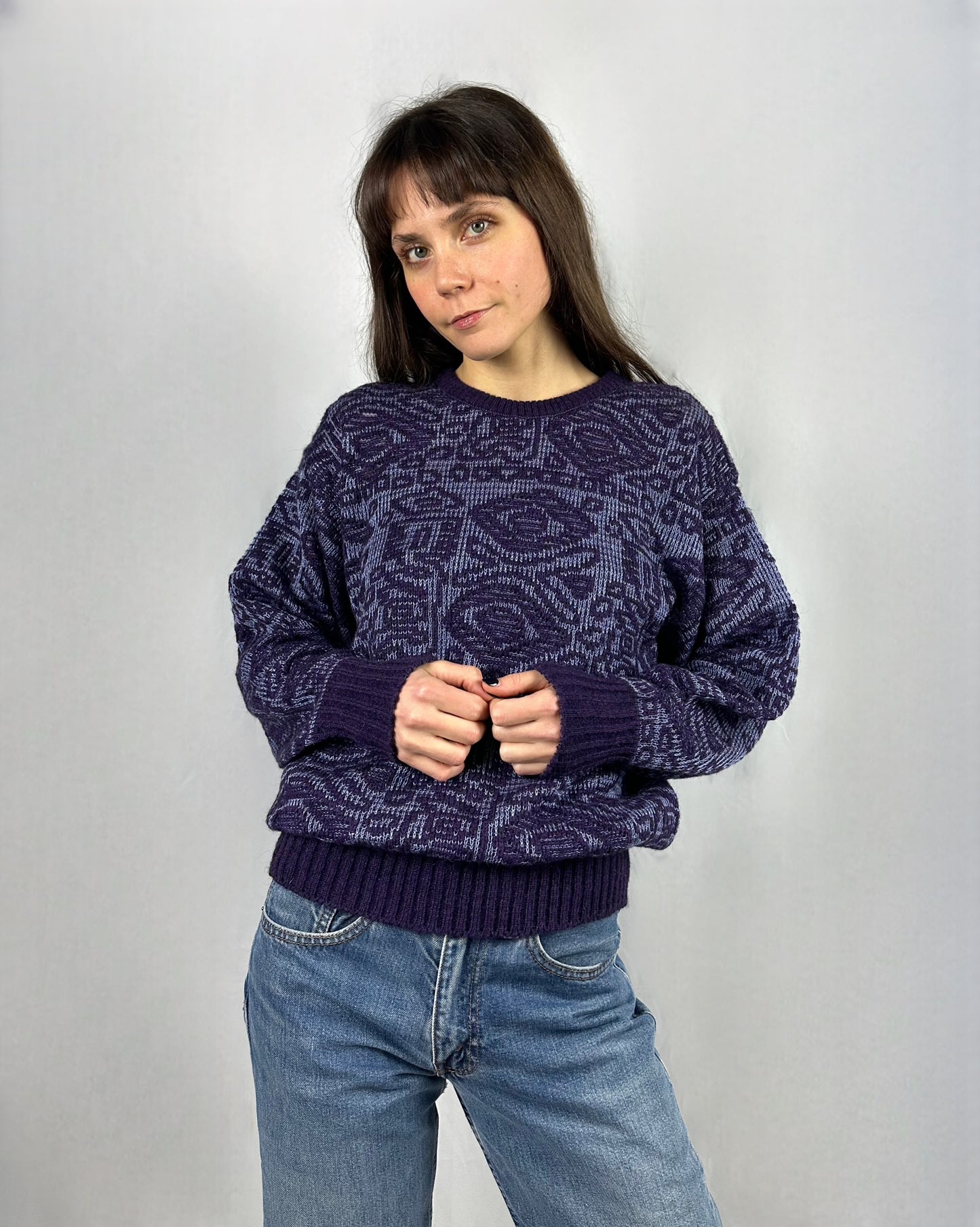 Maglione violetto
