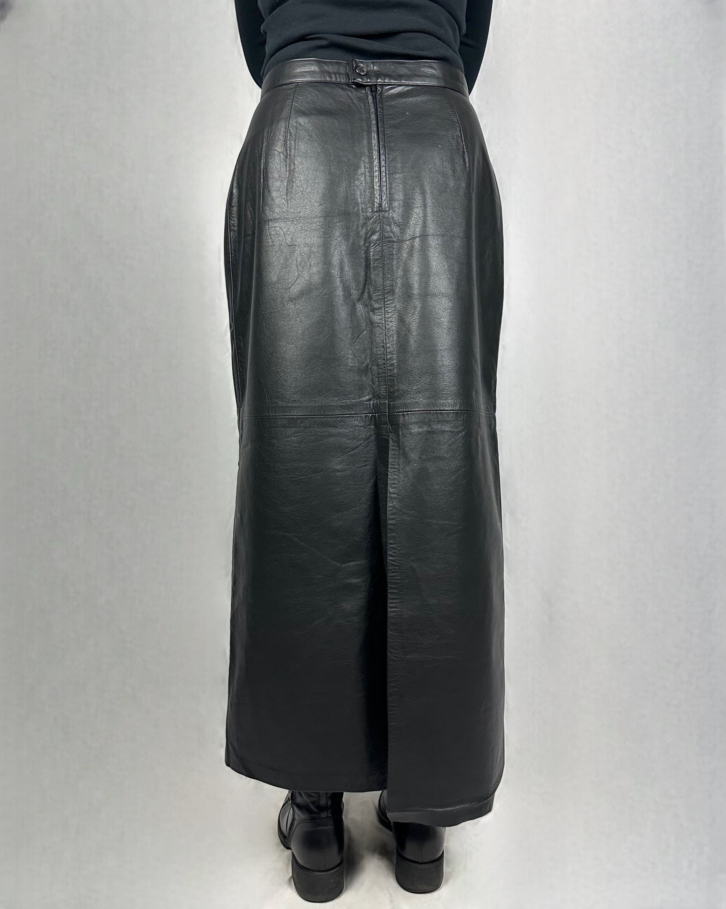 Gonna lunga in vera pelle