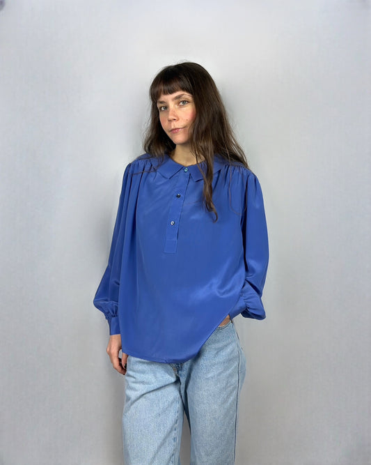 Camicia morbida lilla