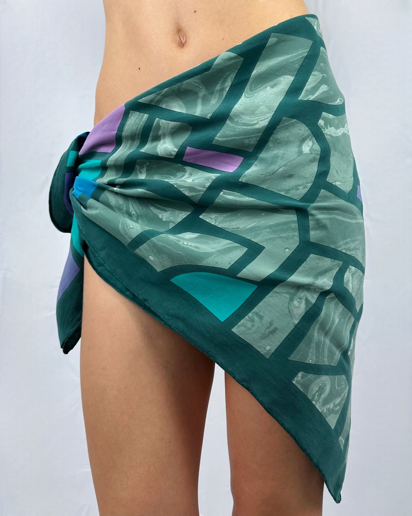 Foulard geometrico
