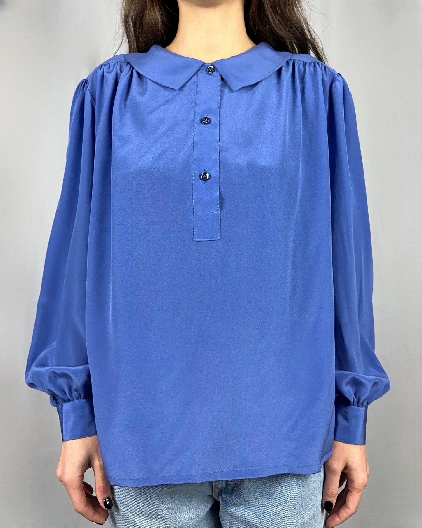 Camicia morbida lilla