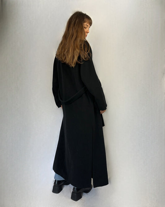 Cappotto Marella in lana e angora