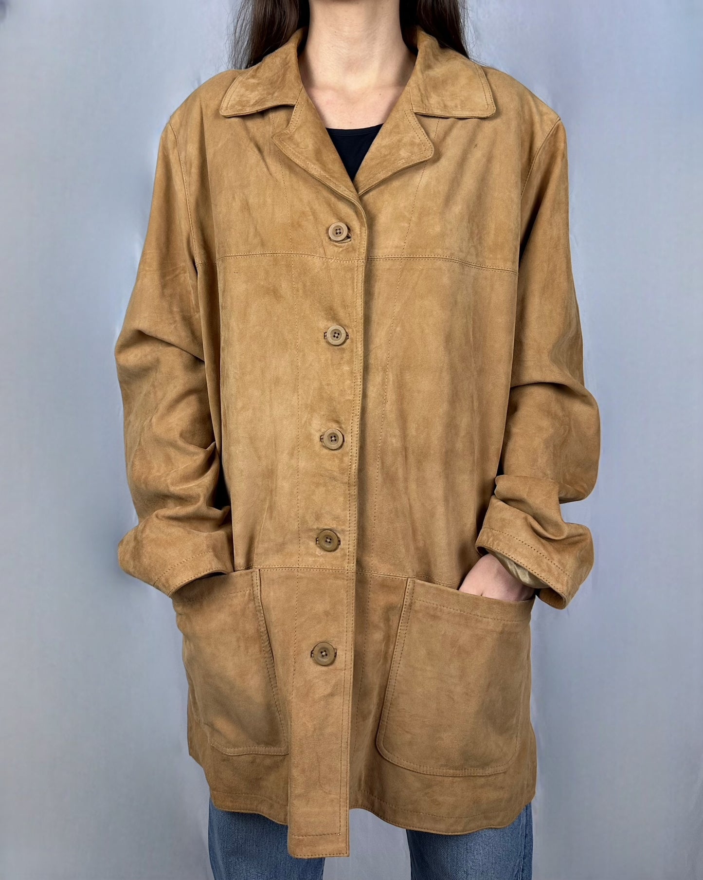 Giacca in suede