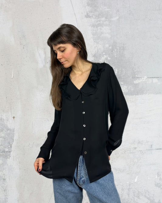 Camicia ondina in pura seta