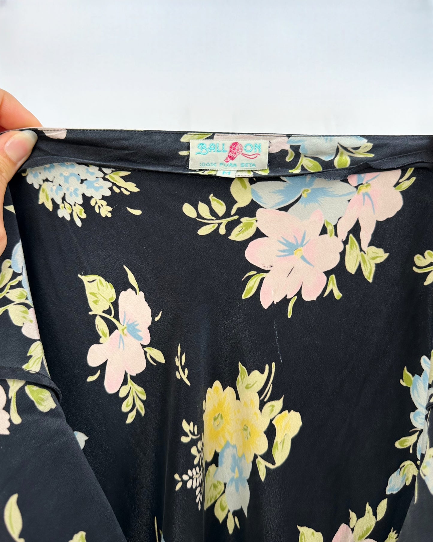 Slip dress in pura seta