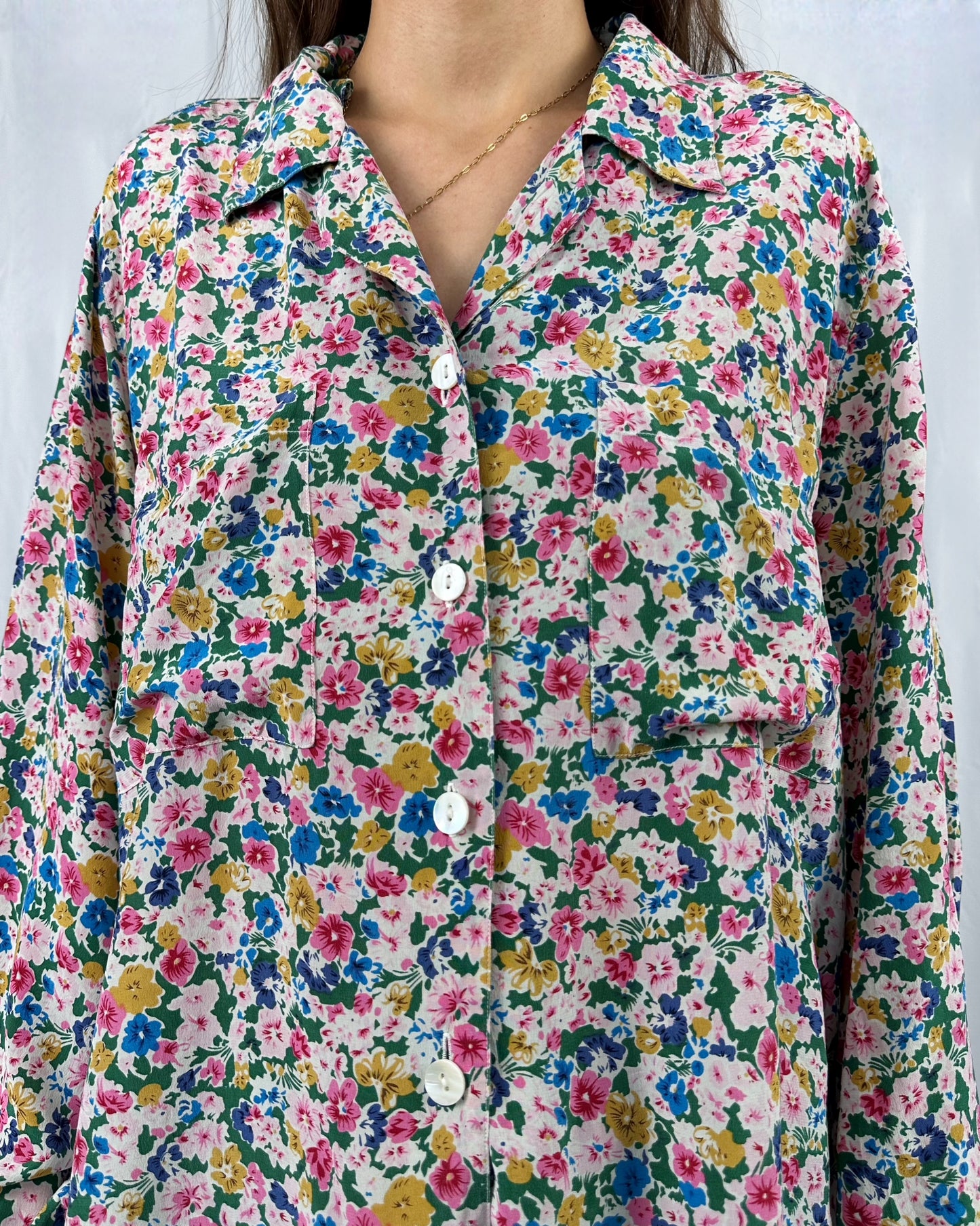 Camicia in pura seta