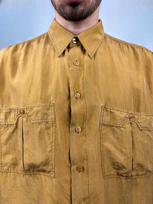 Camicia in pura seta Litrico