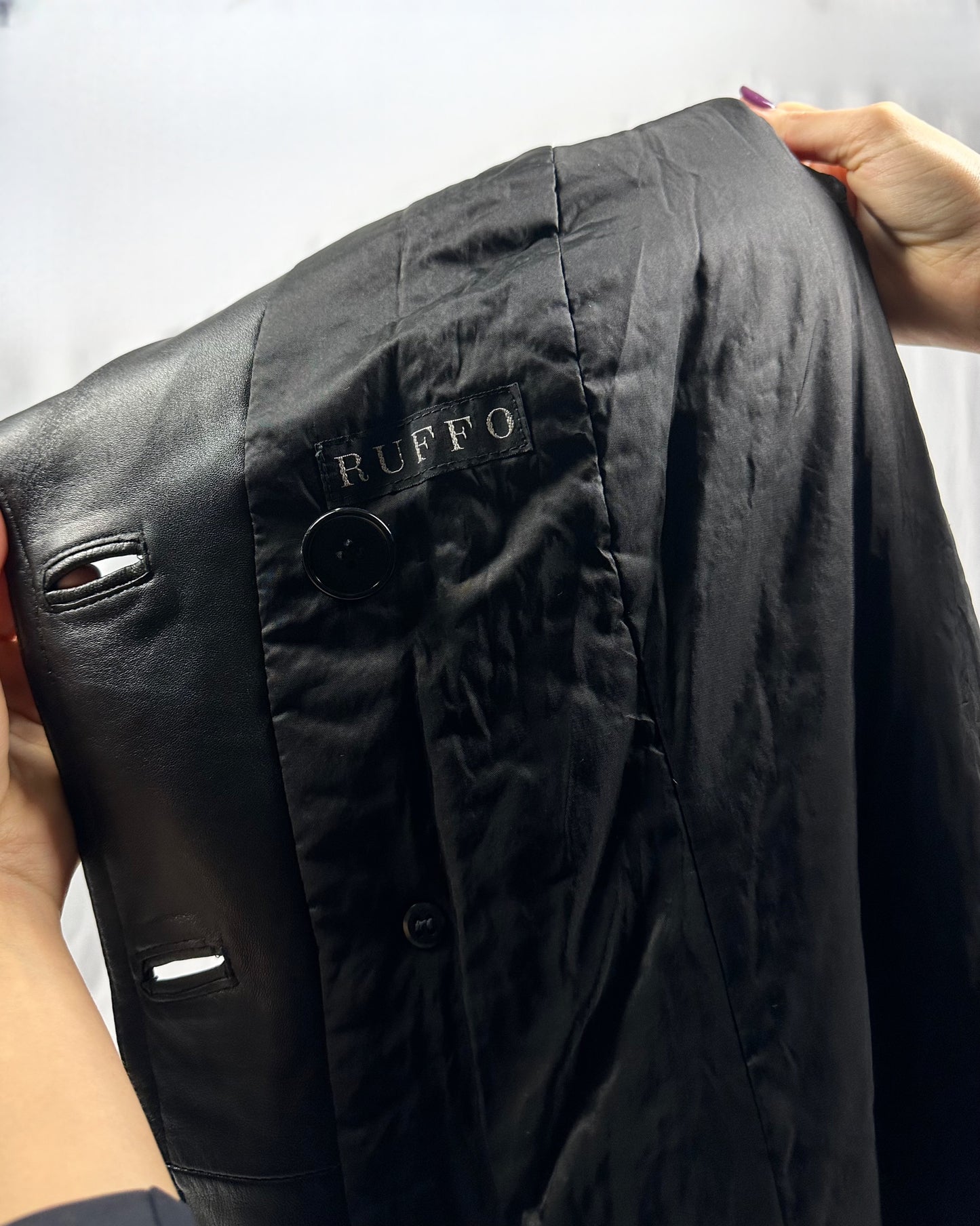 Trench in vera pelle RUFFO