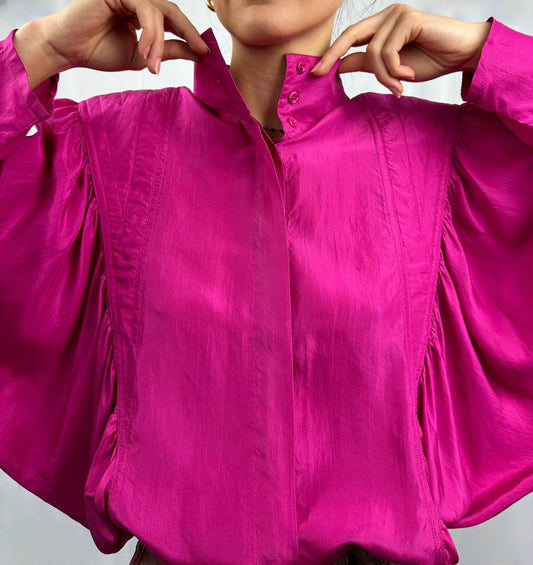 Camicia in pura seta anni '80