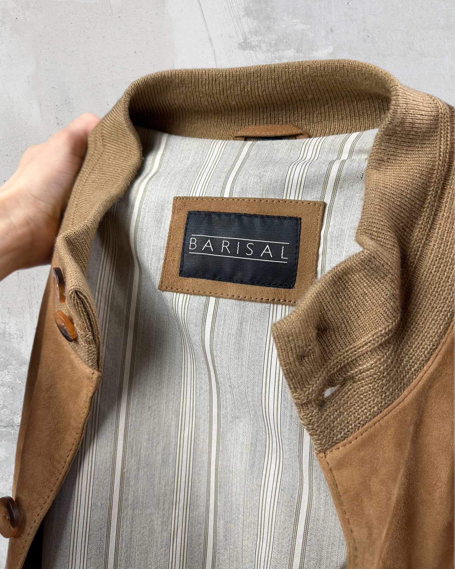 Bomber in suede perfetto