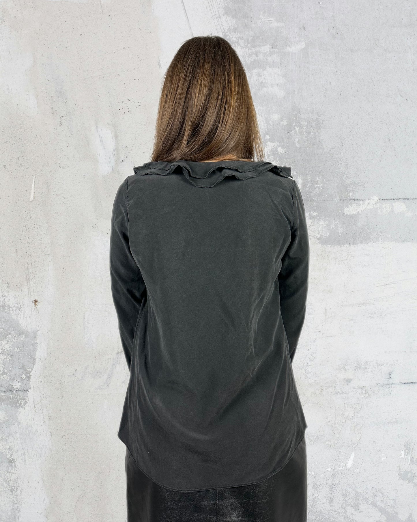 Blusa in pura seta