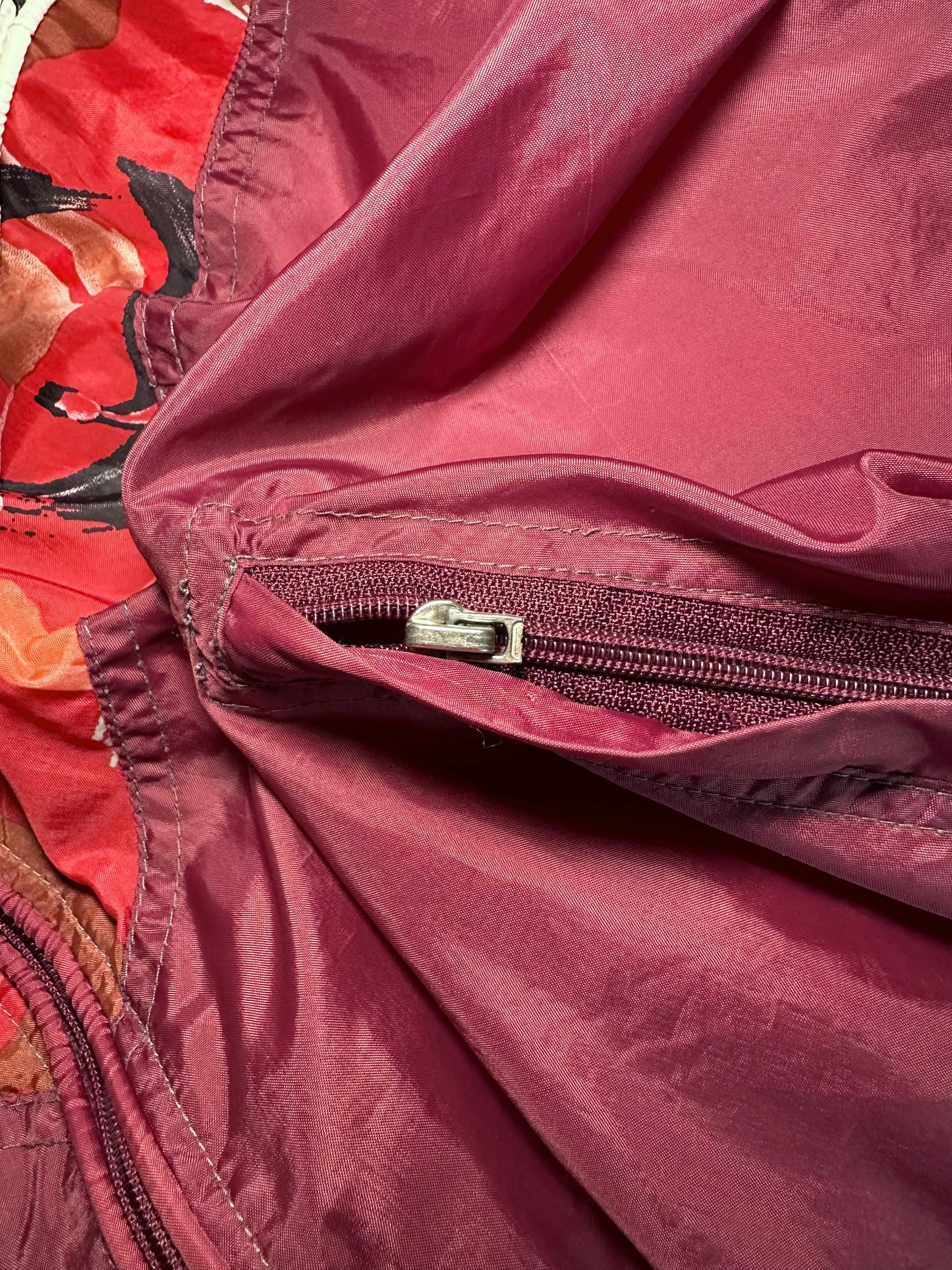 Giacca a vento Sport Time borgogna