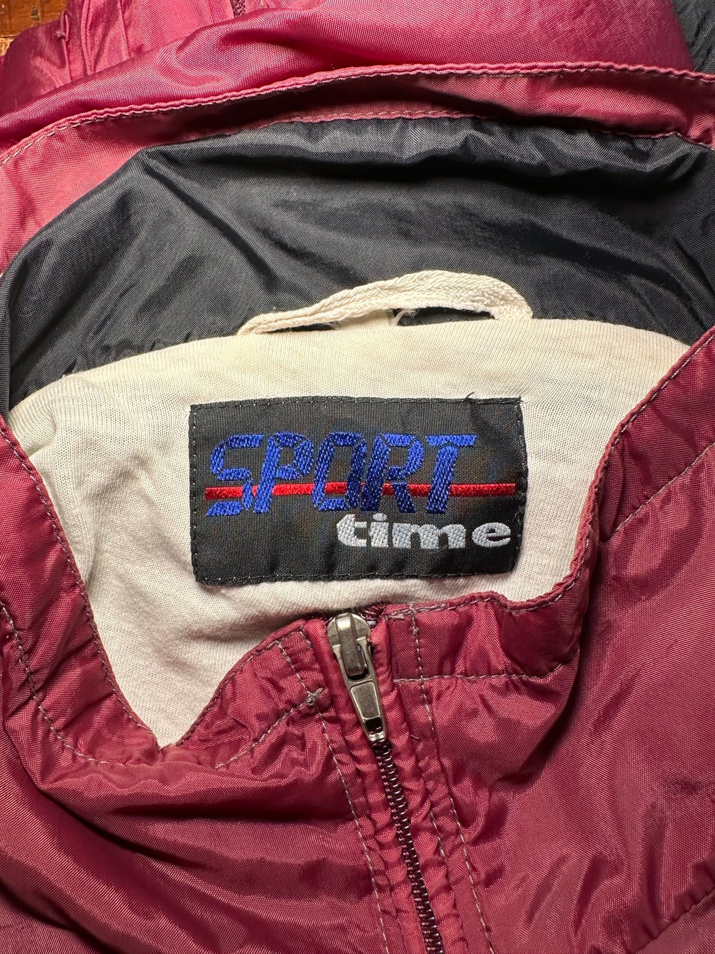 Giacca a vento Sport Time borgogna