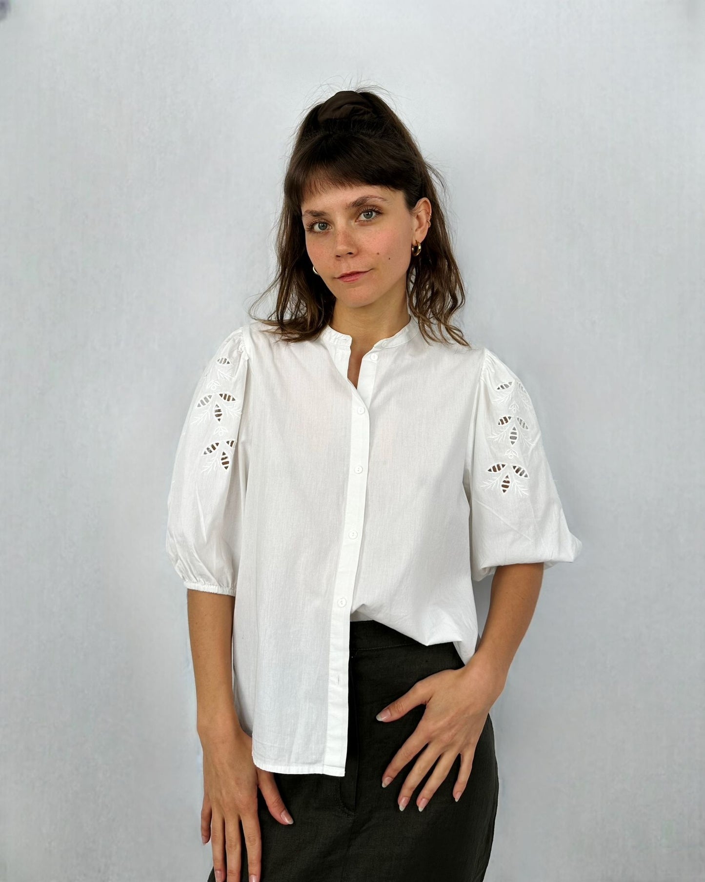 Camicia romantica a sbuffo