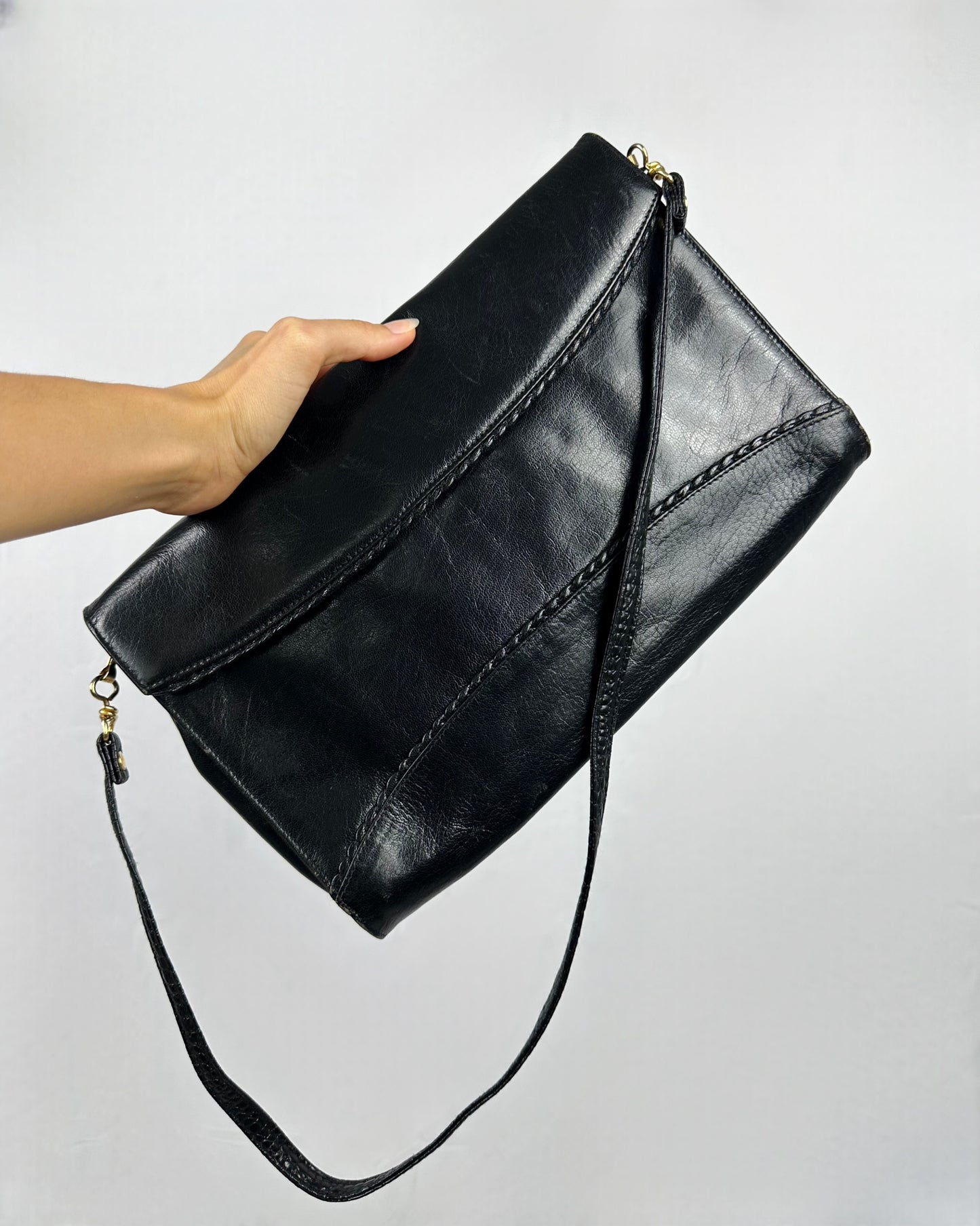 Busta vintage in pelle