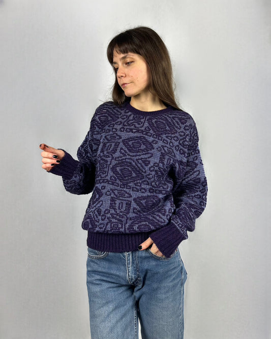 Maglione violetto