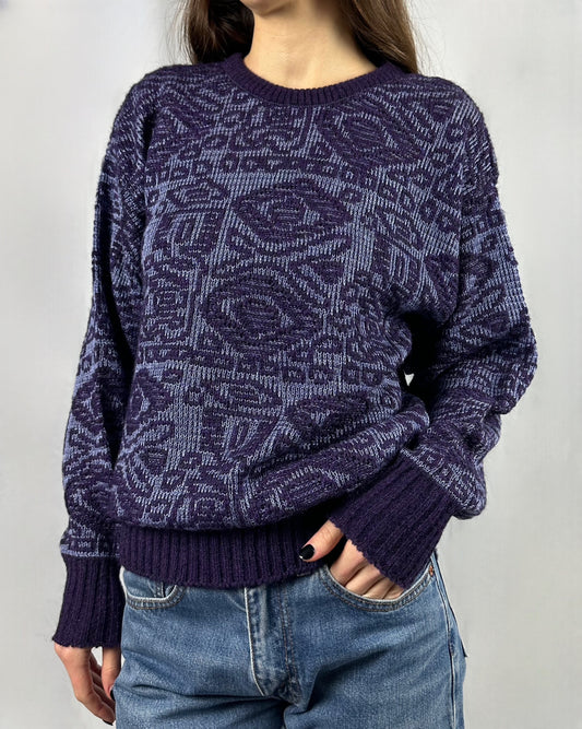 Maglione violetto