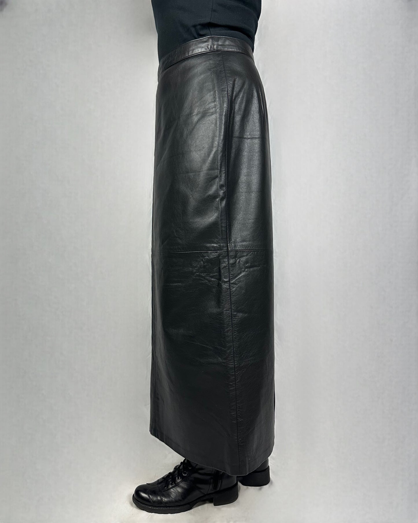 Gonna lunga in vera pelle