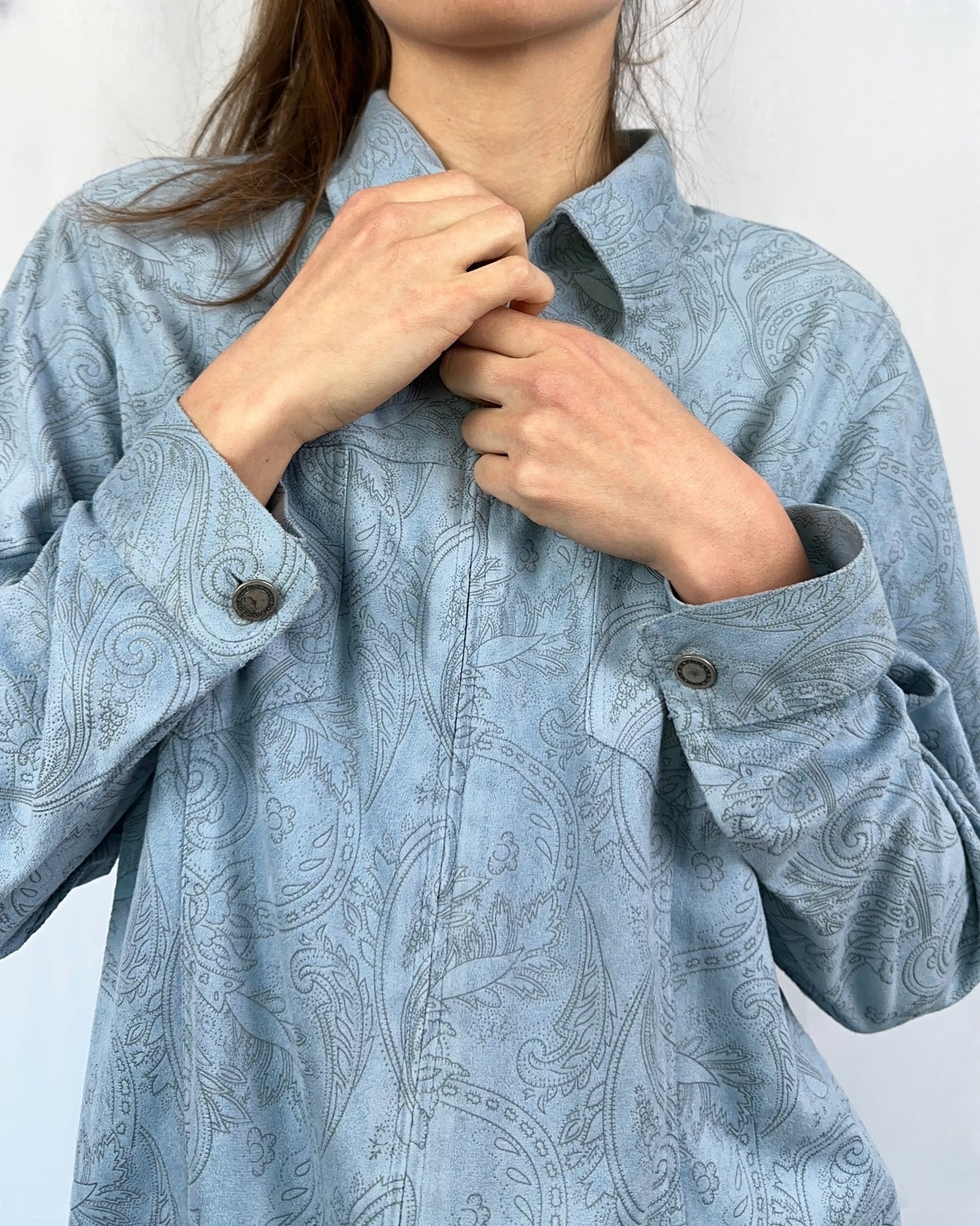 Camicia pastello con cerniera