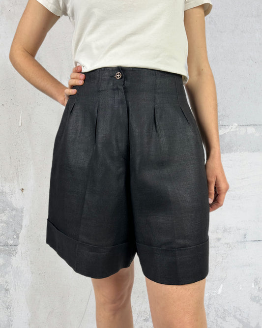 Shorts in puro lino