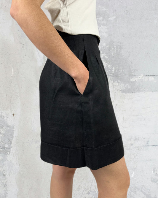 Shorts in puro lino