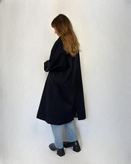 Loden blu in lana a alpaca