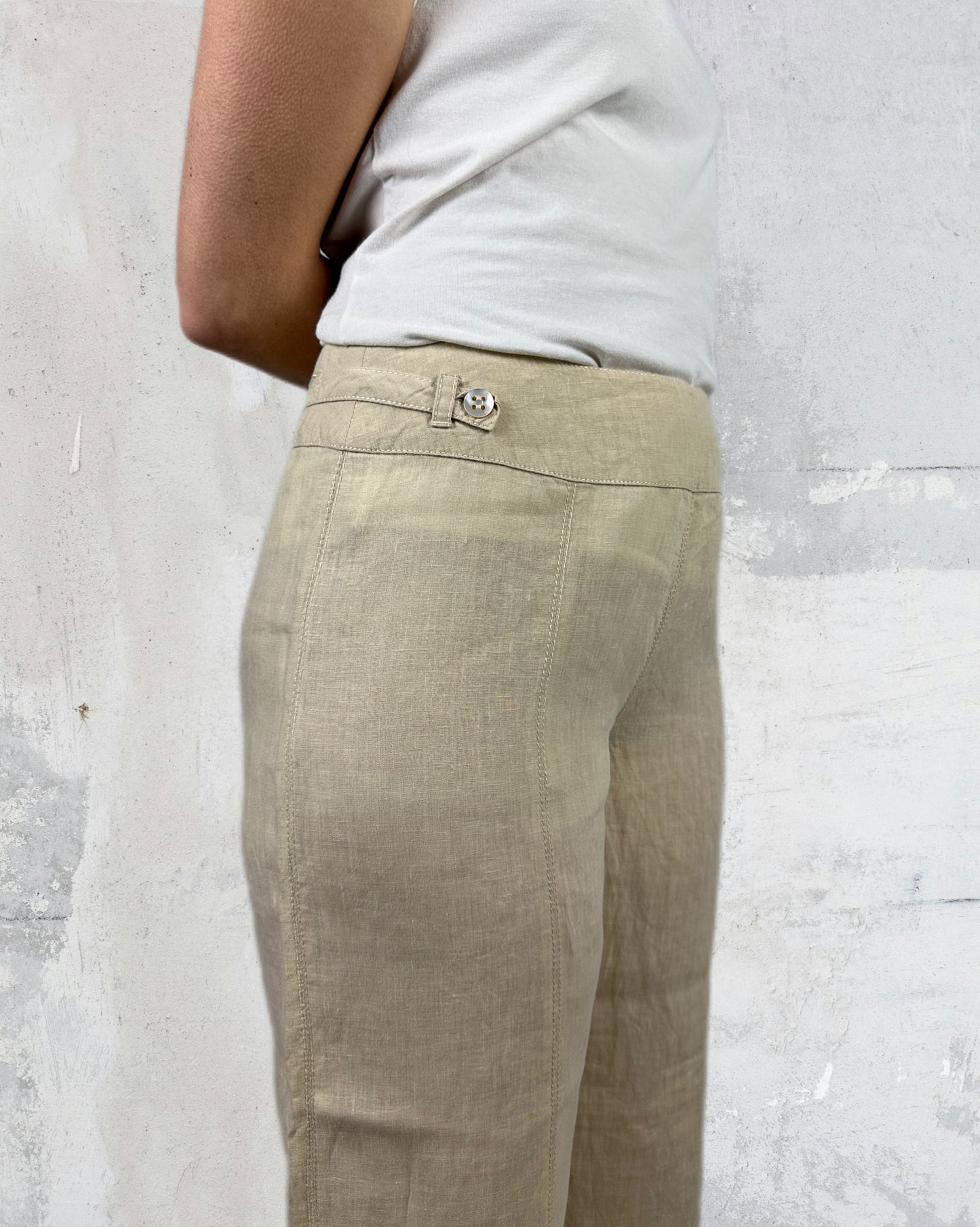 Pantaloni in puro lino MaxMara