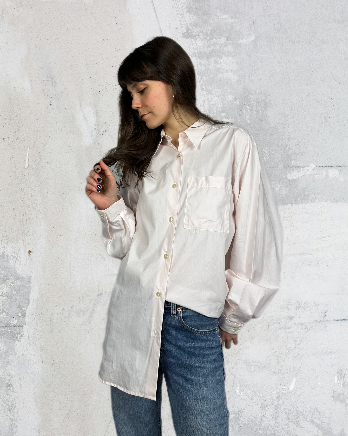 Camicia rosellina in puro cotone