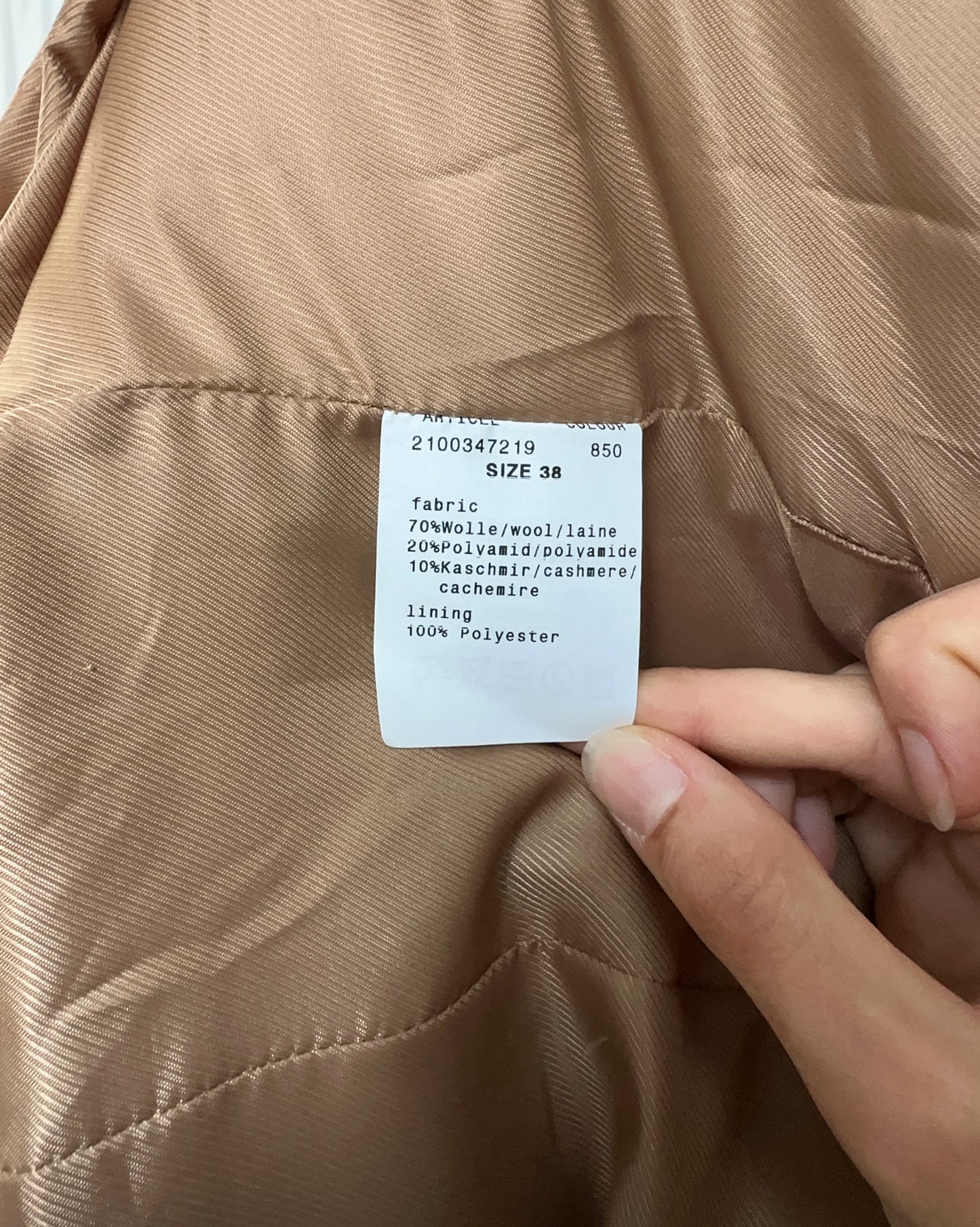 Cappotto lunghissimo in lana e cashmere