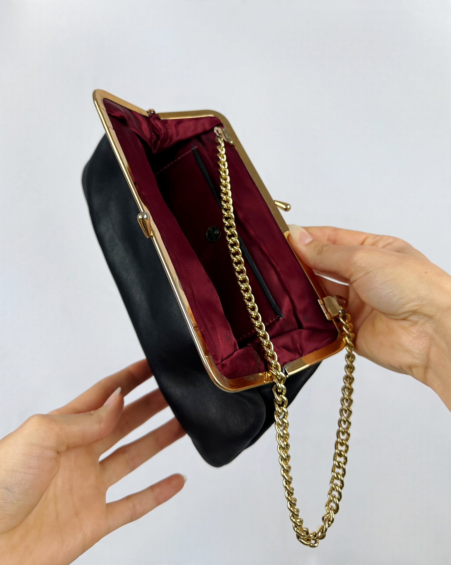 Vintage pochette in pelle