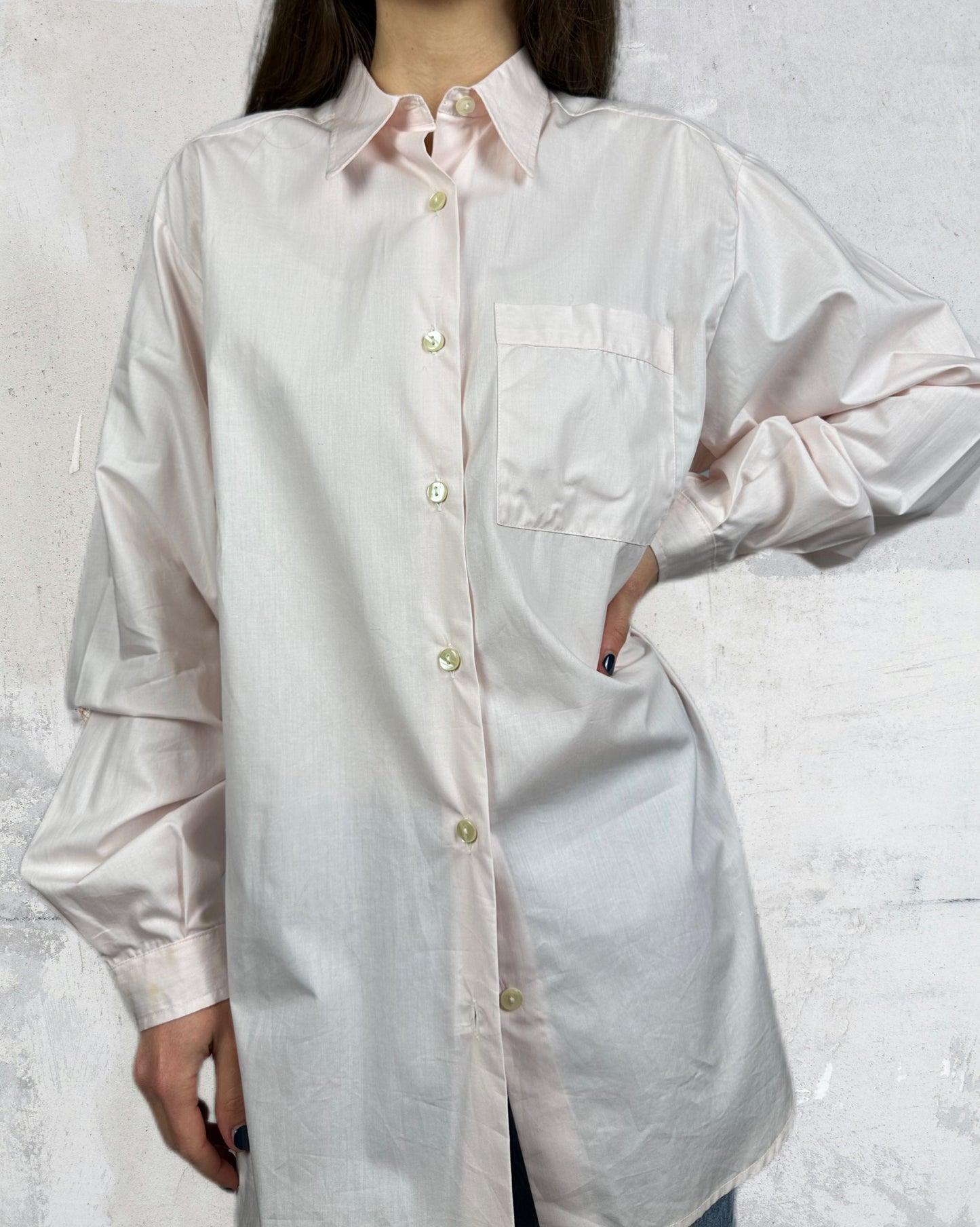 Camicia rosellina in puro cotone