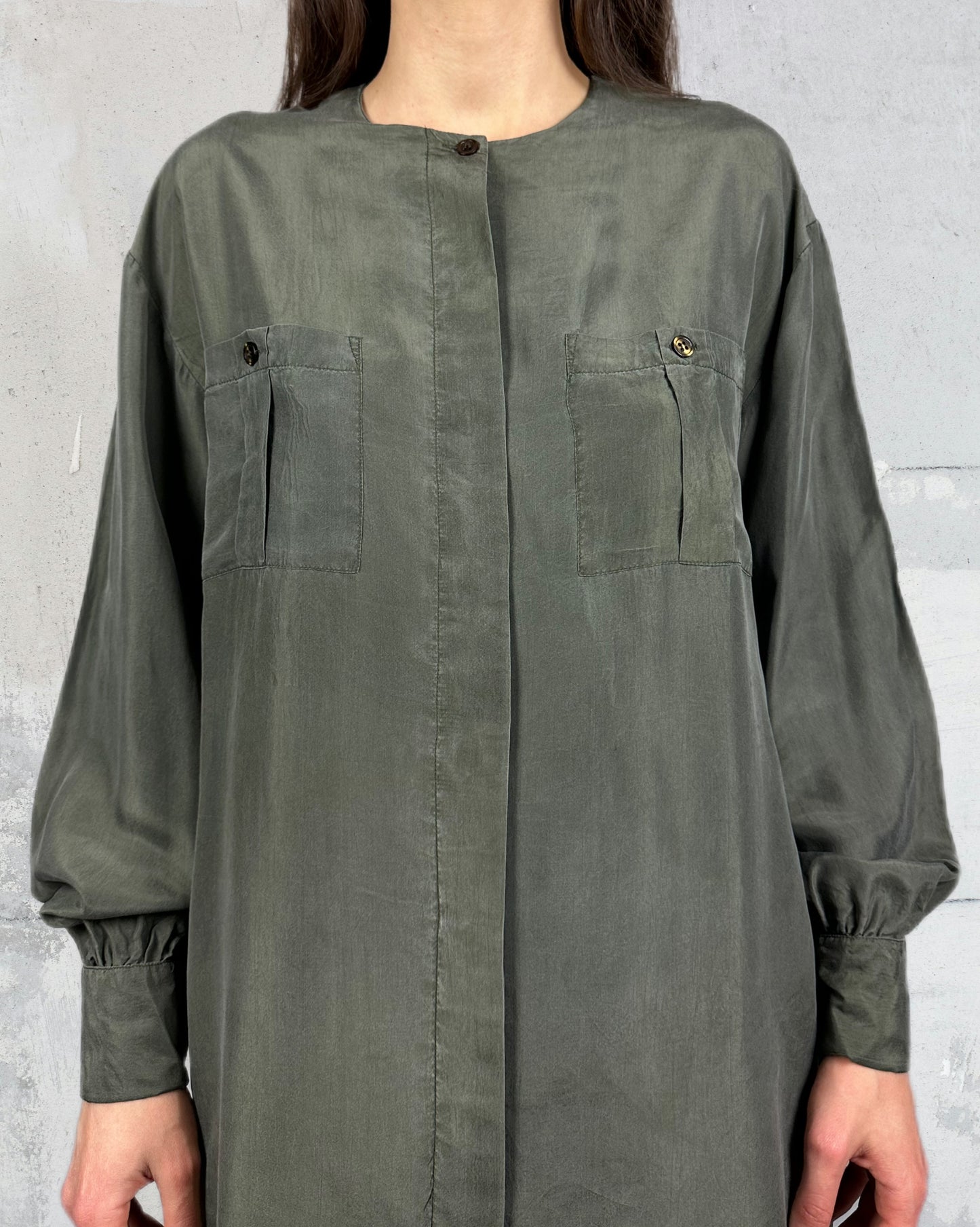 Camicia in pura seta