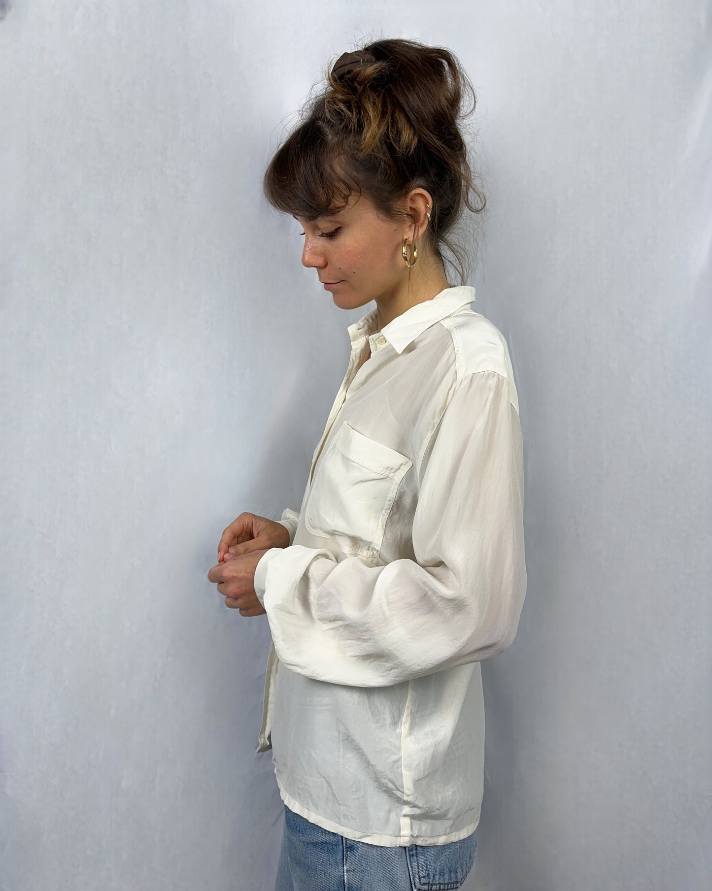 Camicia in pura seta