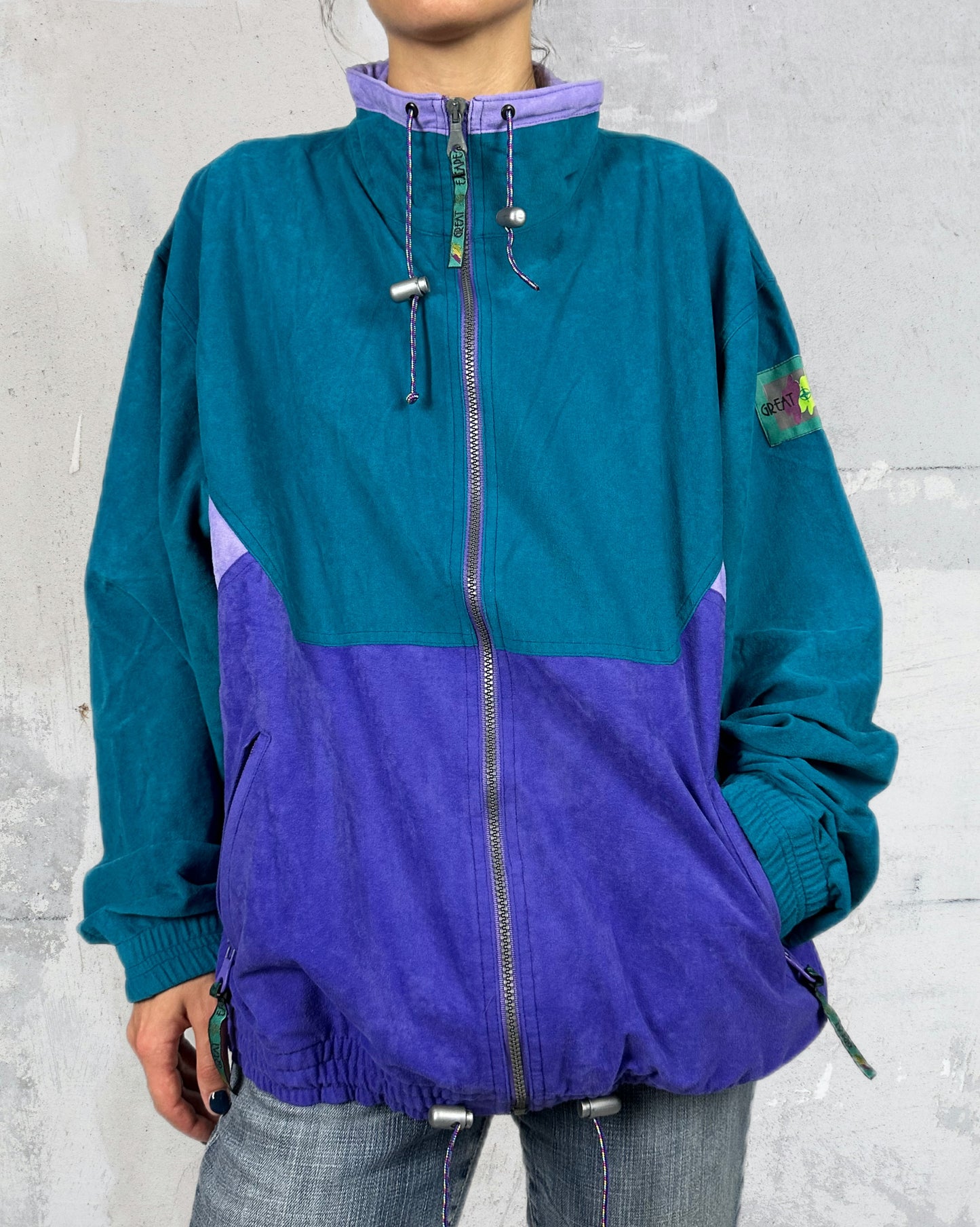 Plum & teal vintage