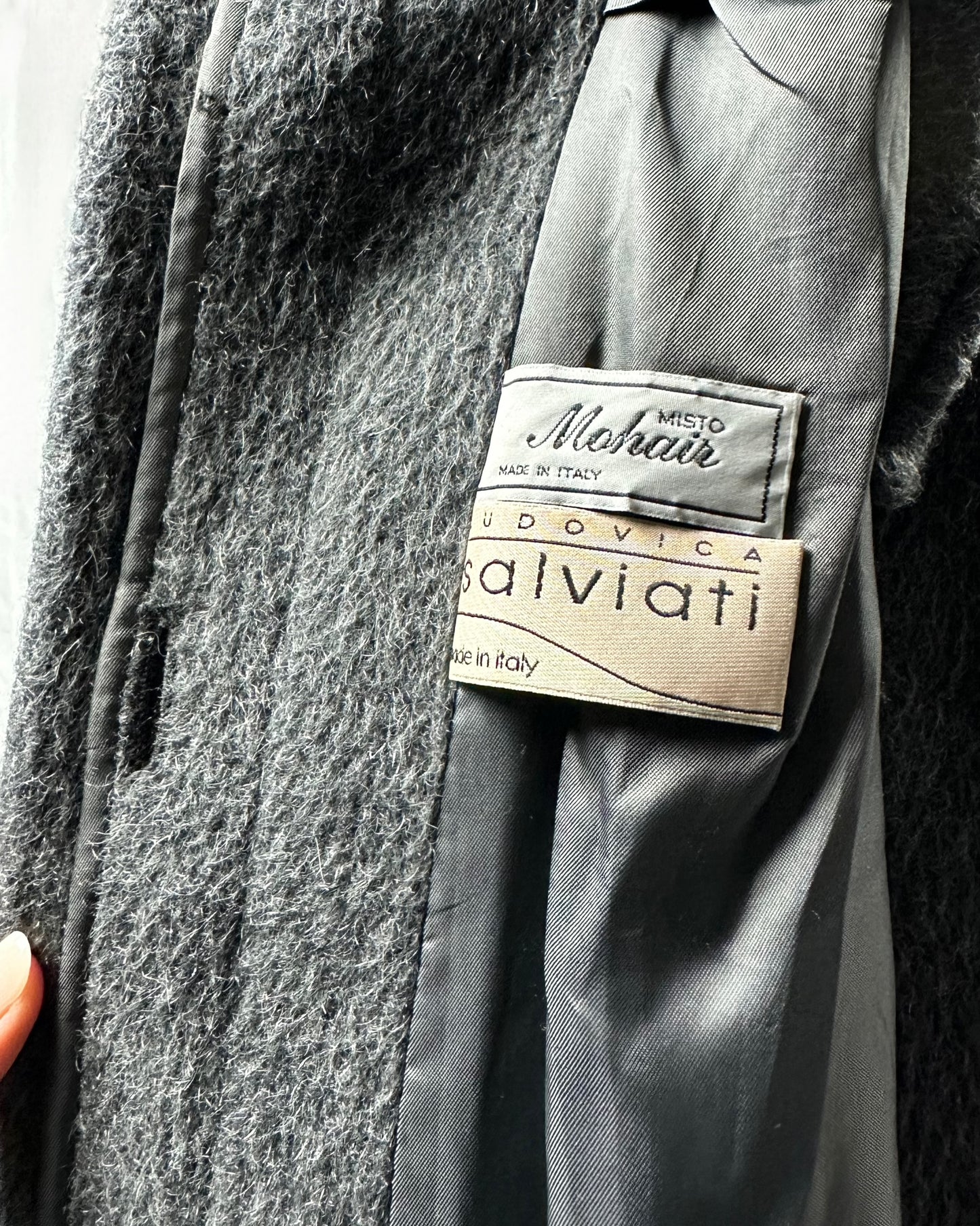 Cappotto in mohair
