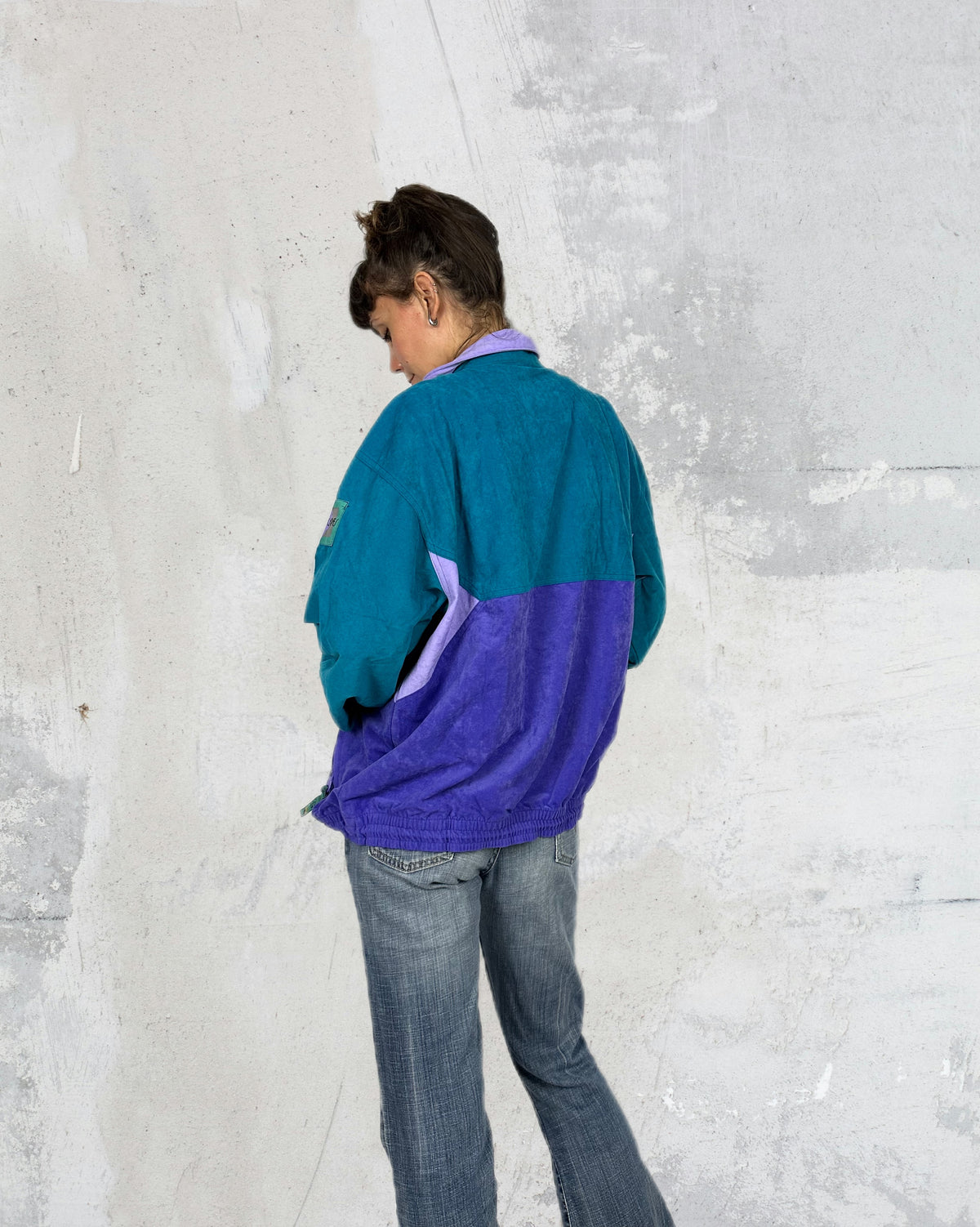 Plum & teal vintage