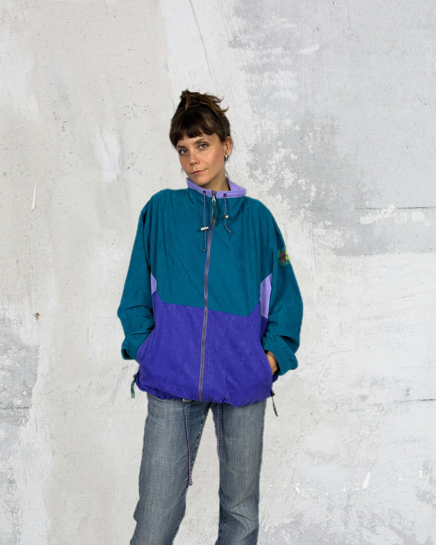 Plum & teal vintage