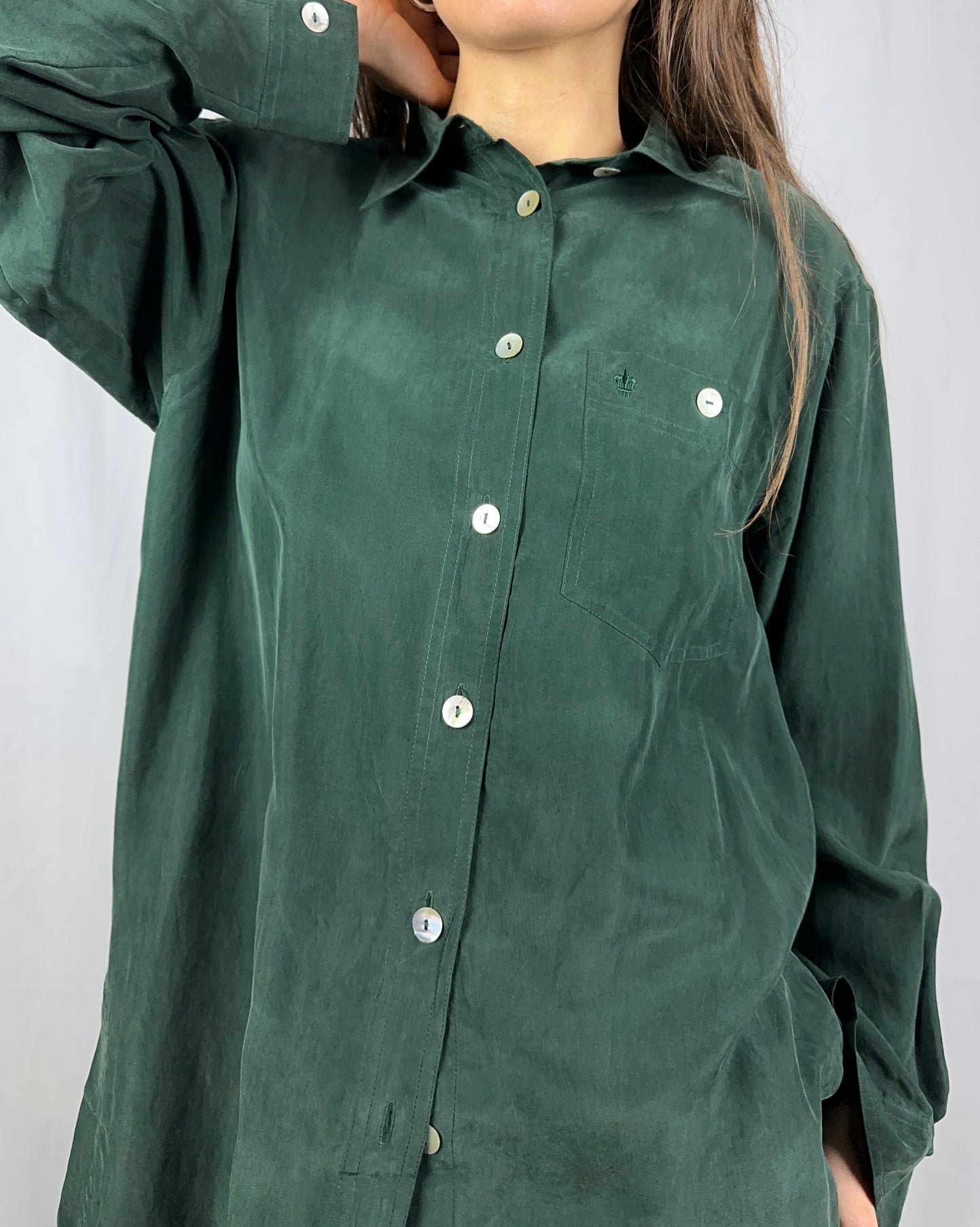 Camicia in pura seta