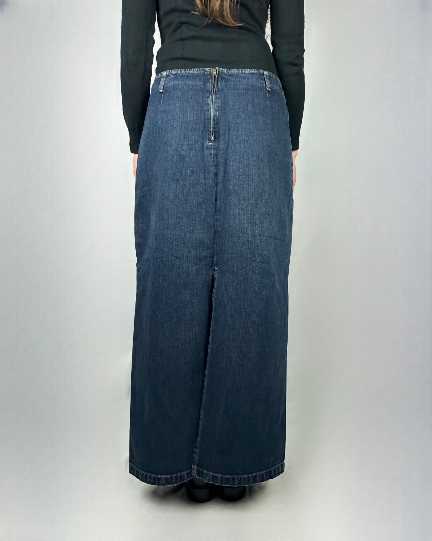 Gonna lunghissima in denim