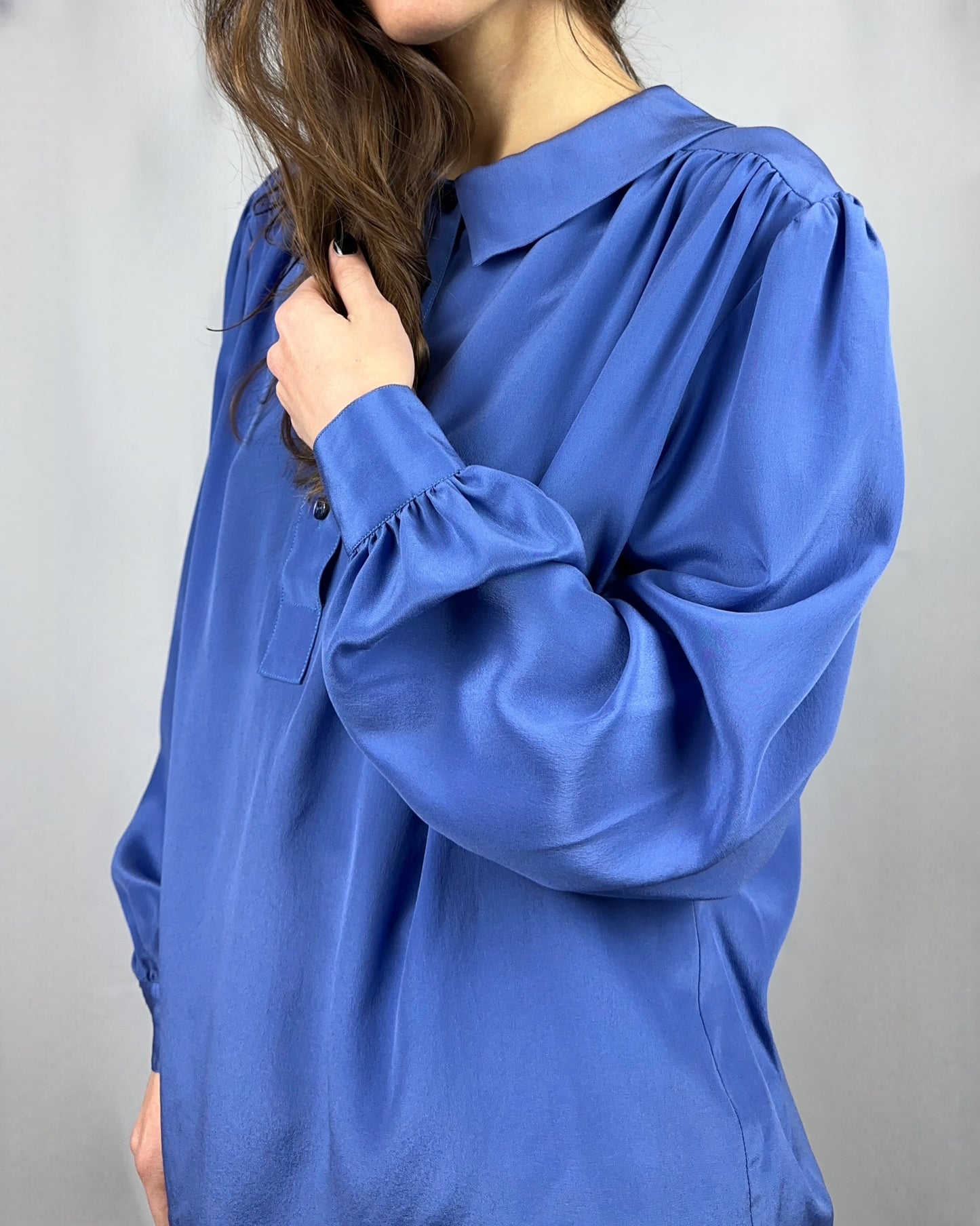 Camicia morbida lilla
