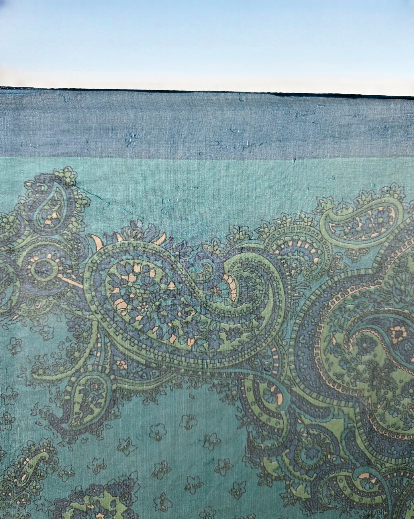 Foulard verde marino