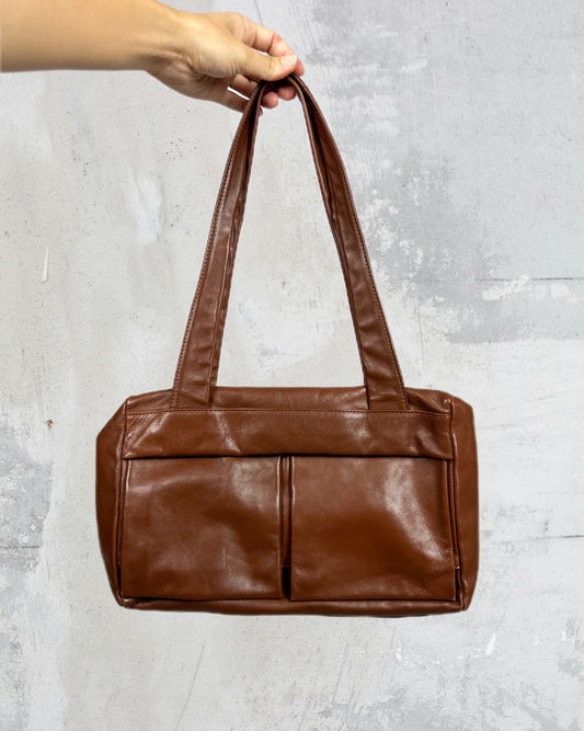 Maxi borsa in pelle