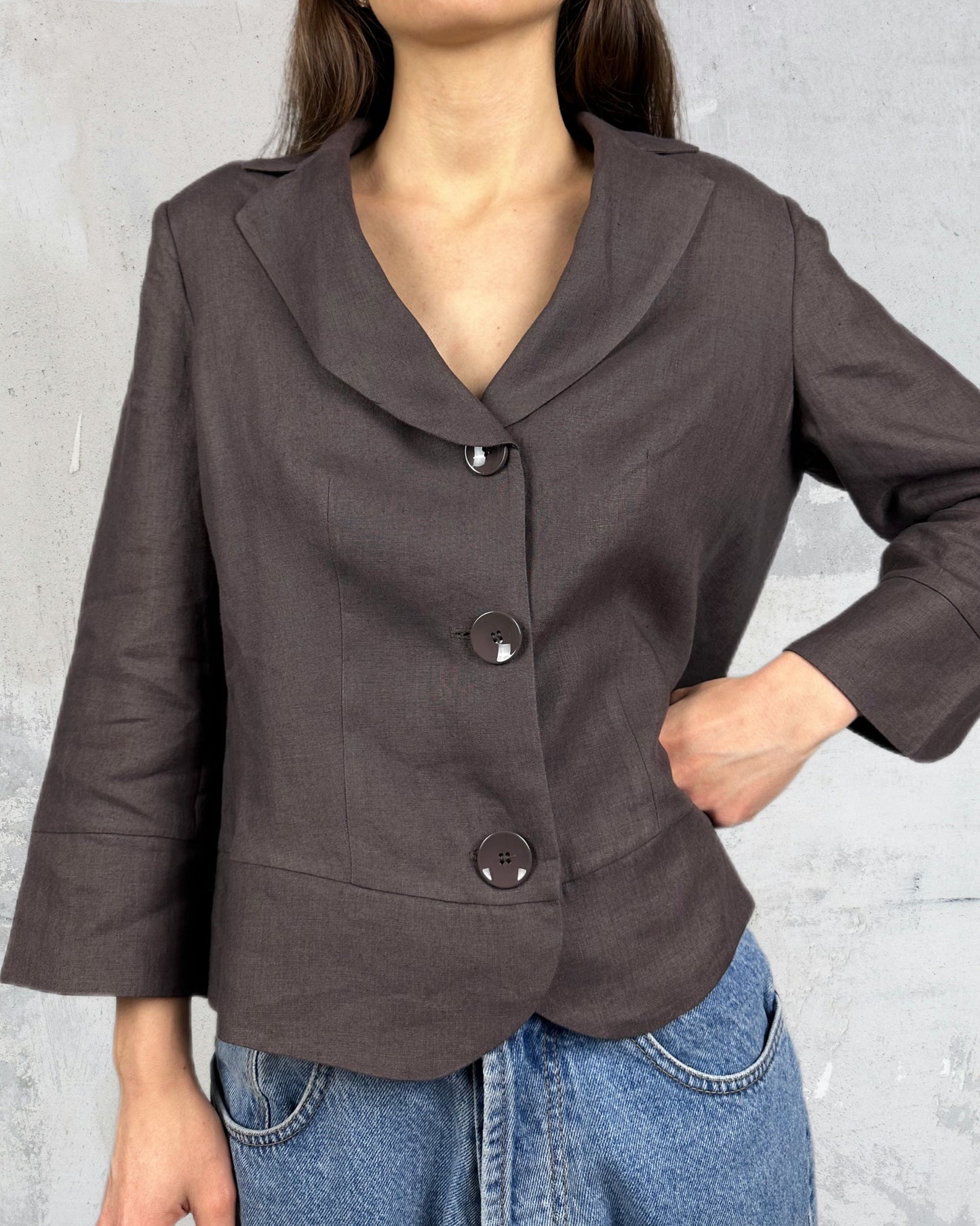Camicia / blazer in puro lino