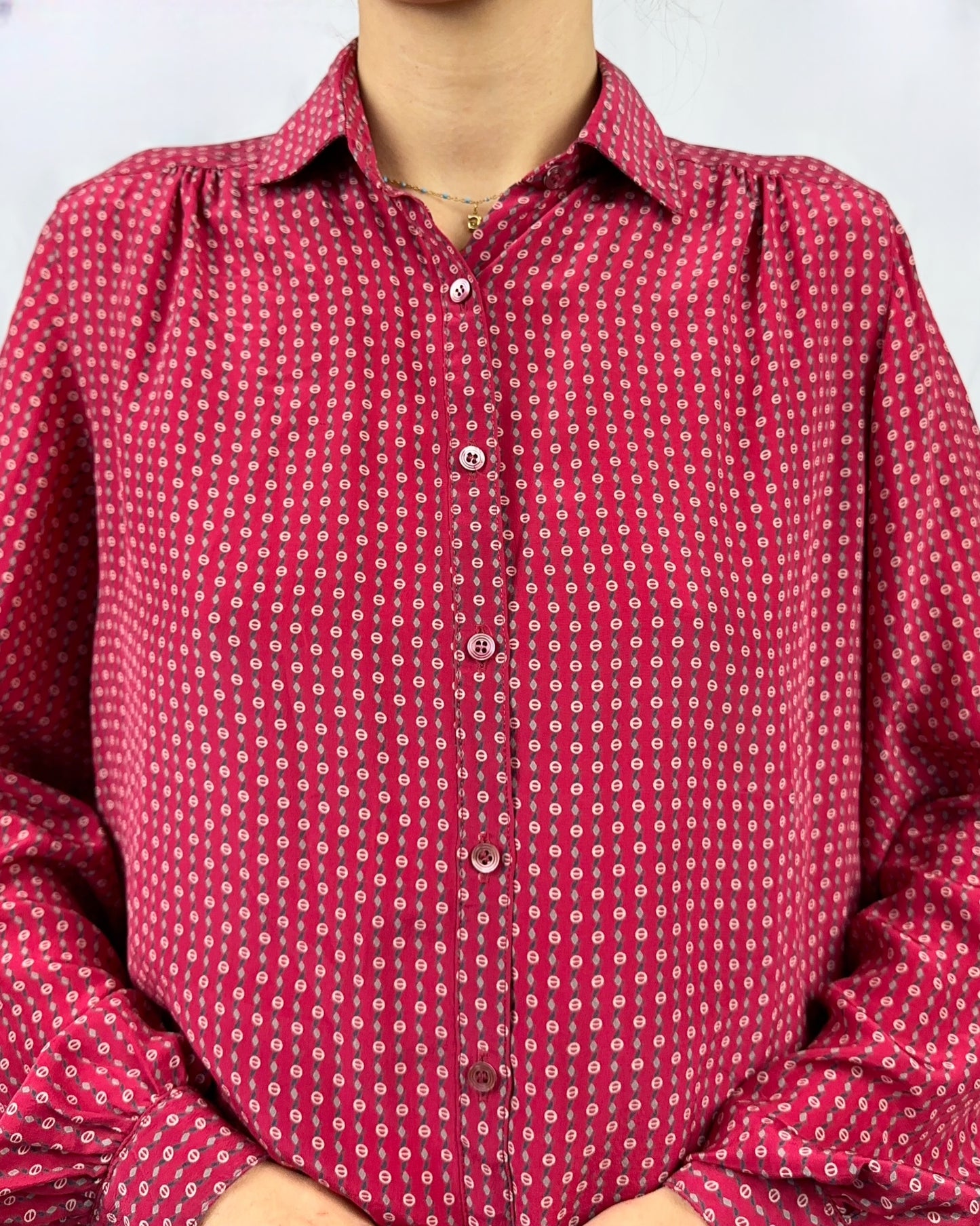 Camicia in pura seta