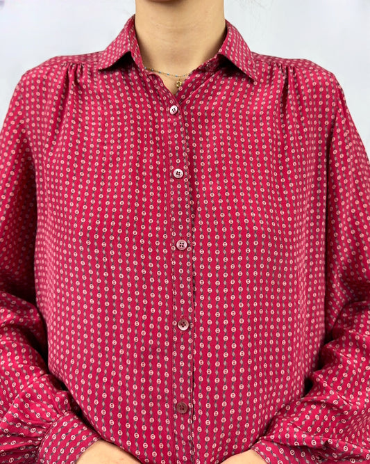 Camicia in pura seta