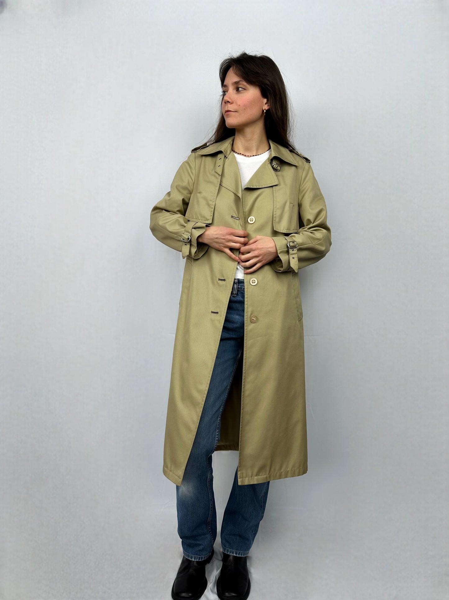 Trench classico beige