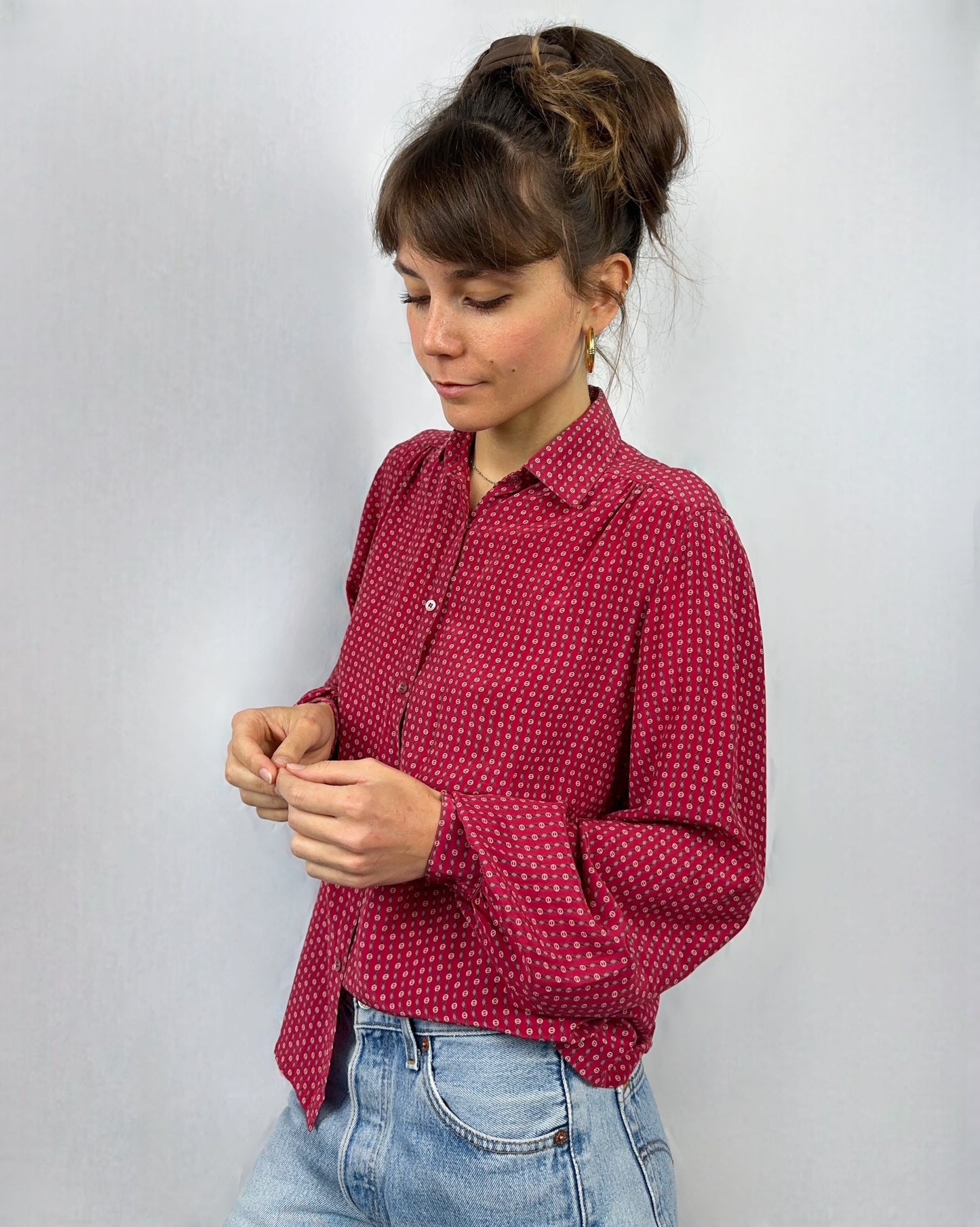 Camicia in pura seta