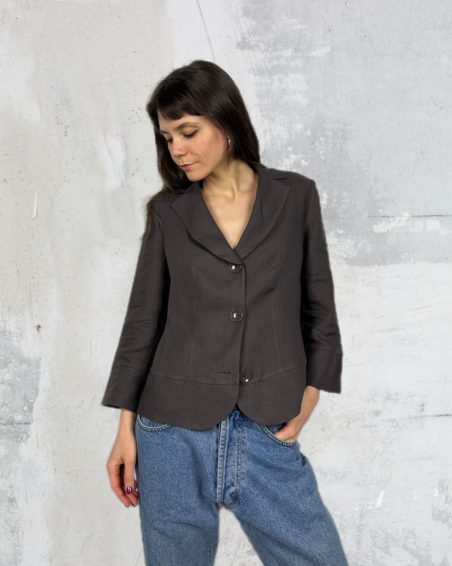 Camicia / blazer in puro lino
